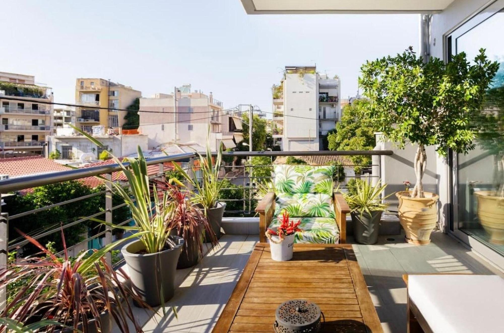 Stylish Boutique Loft With Private Balcony Appartement Athene Buitenkant foto