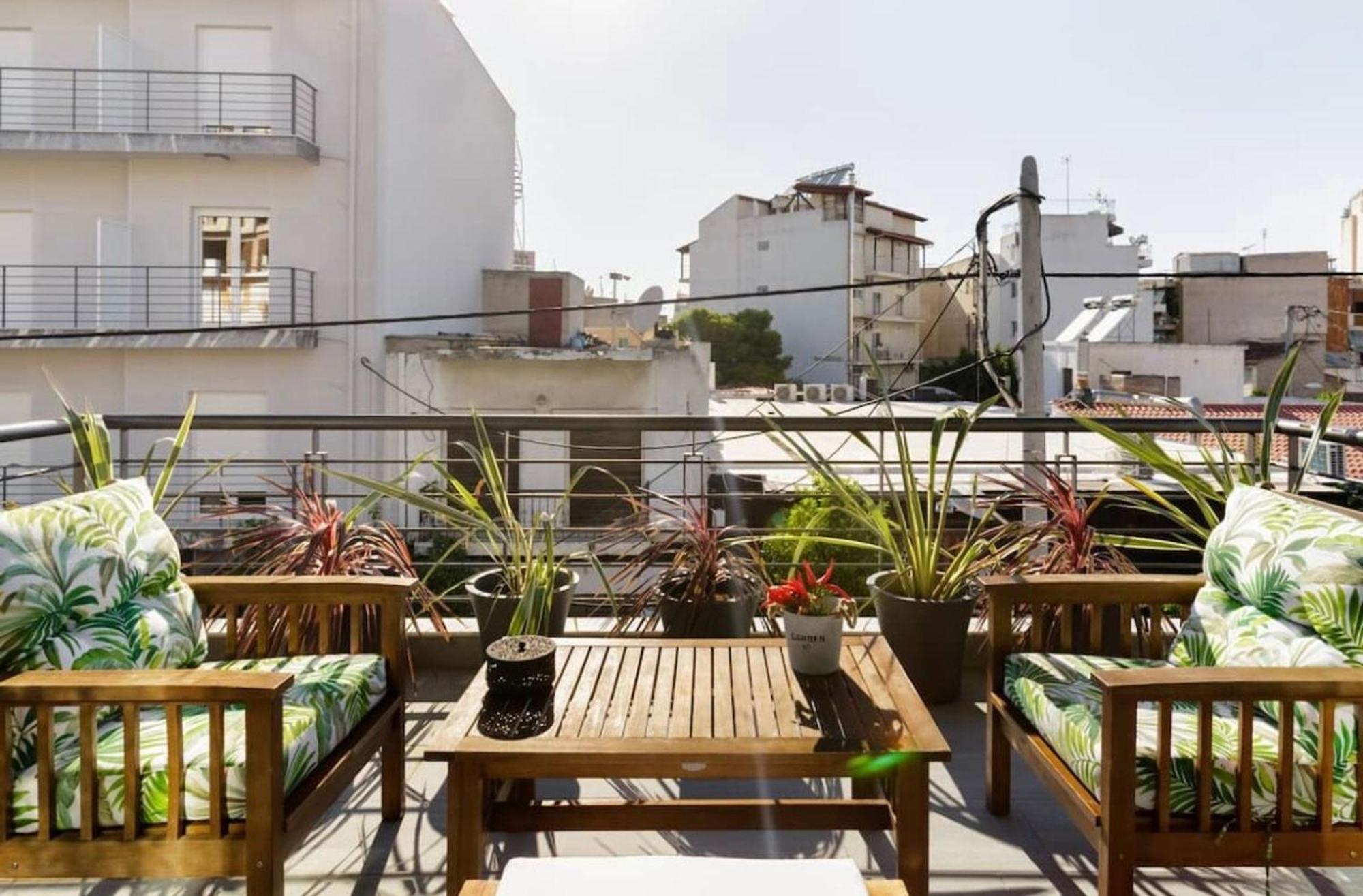 Stylish Boutique Loft With Private Balcony Appartement Athene Buitenkant foto