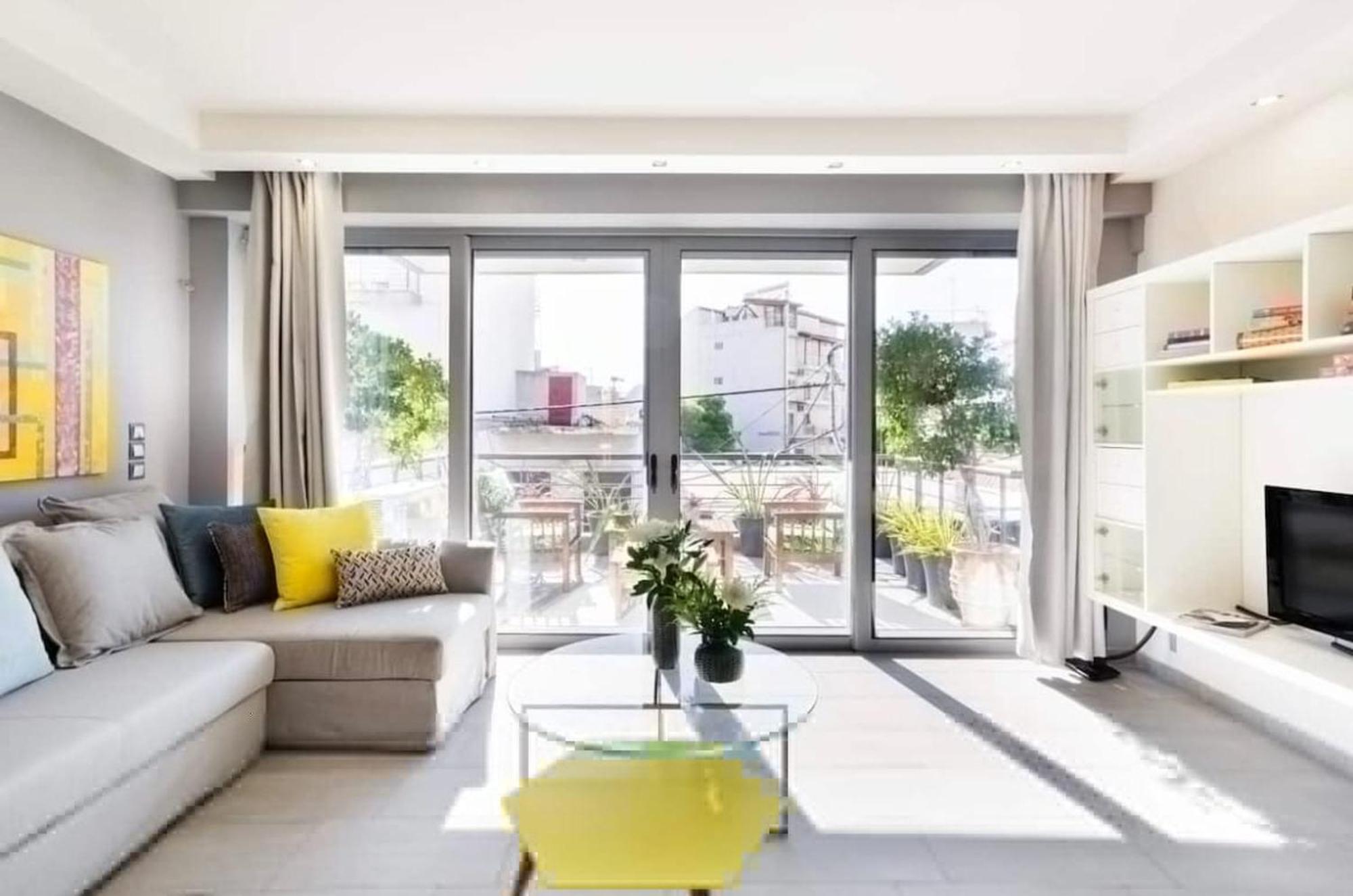 Stylish Boutique Loft With Private Balcony Appartement Athene Buitenkant foto